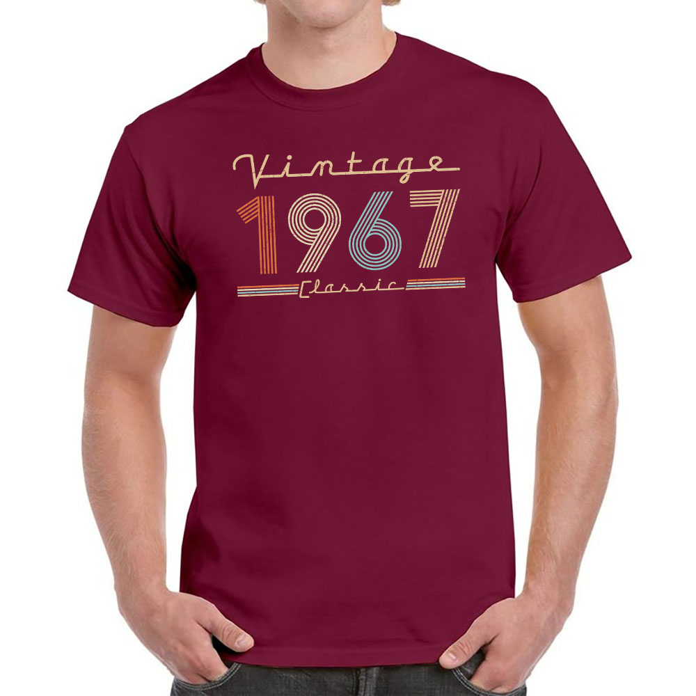 Vintage & Classic 1967 Birthday T-Shirt For Men Women