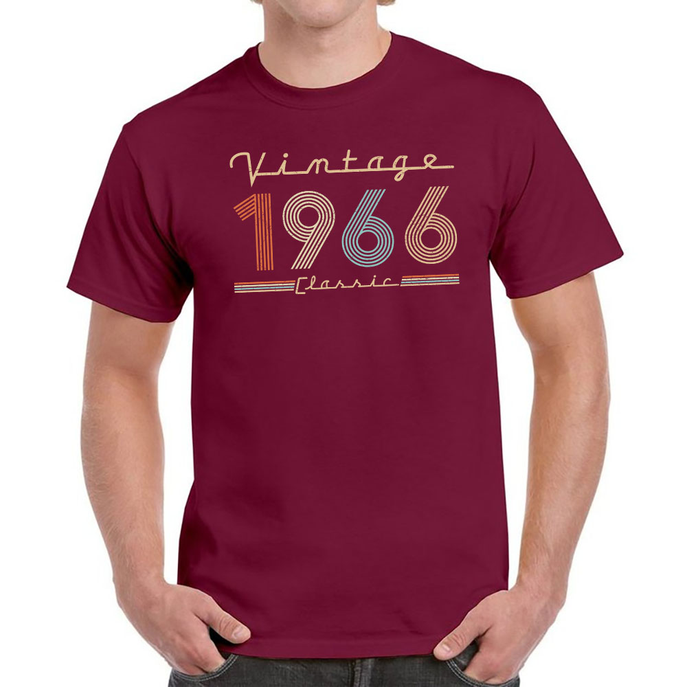 Vintage & Classic 1966 Birthday T-Shirt For Men Women