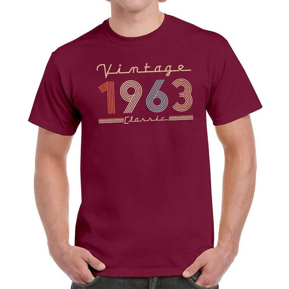 Vintage & Classic 1963 Birthday T-Shirt For Men Women
