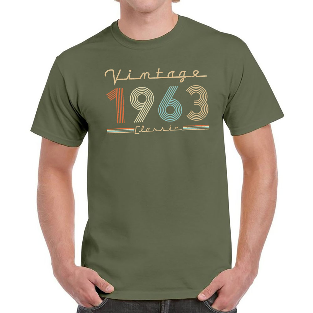 Vintage & Classic 1963 Birthday T-Shirt For Men Women