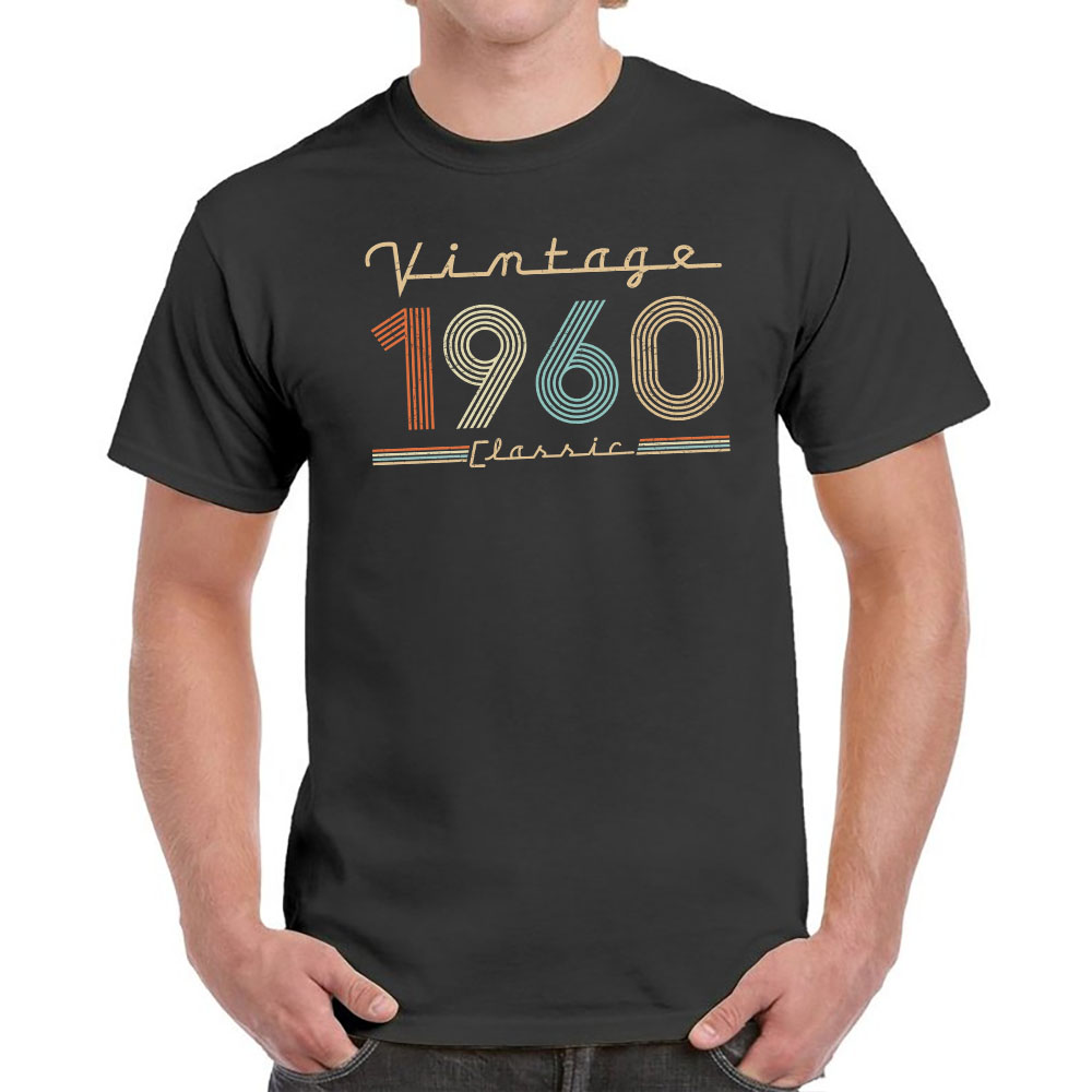 Vintage & Classic 1960 Birthday T-Shirt For Men Women