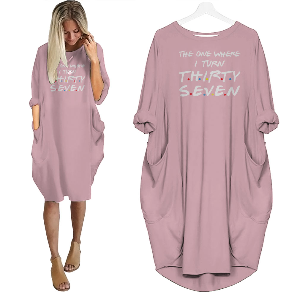 I Turn 37 Birthday Pocket Dress