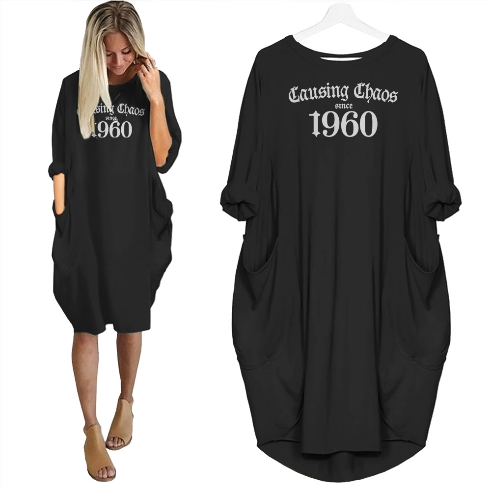 Causing Chaos Since 1960 Birthday Nightgown