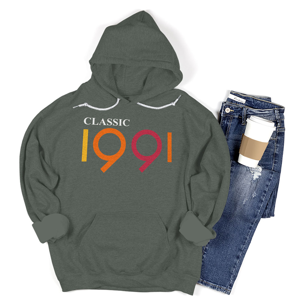 Classic 1991 Birthday Hoodie