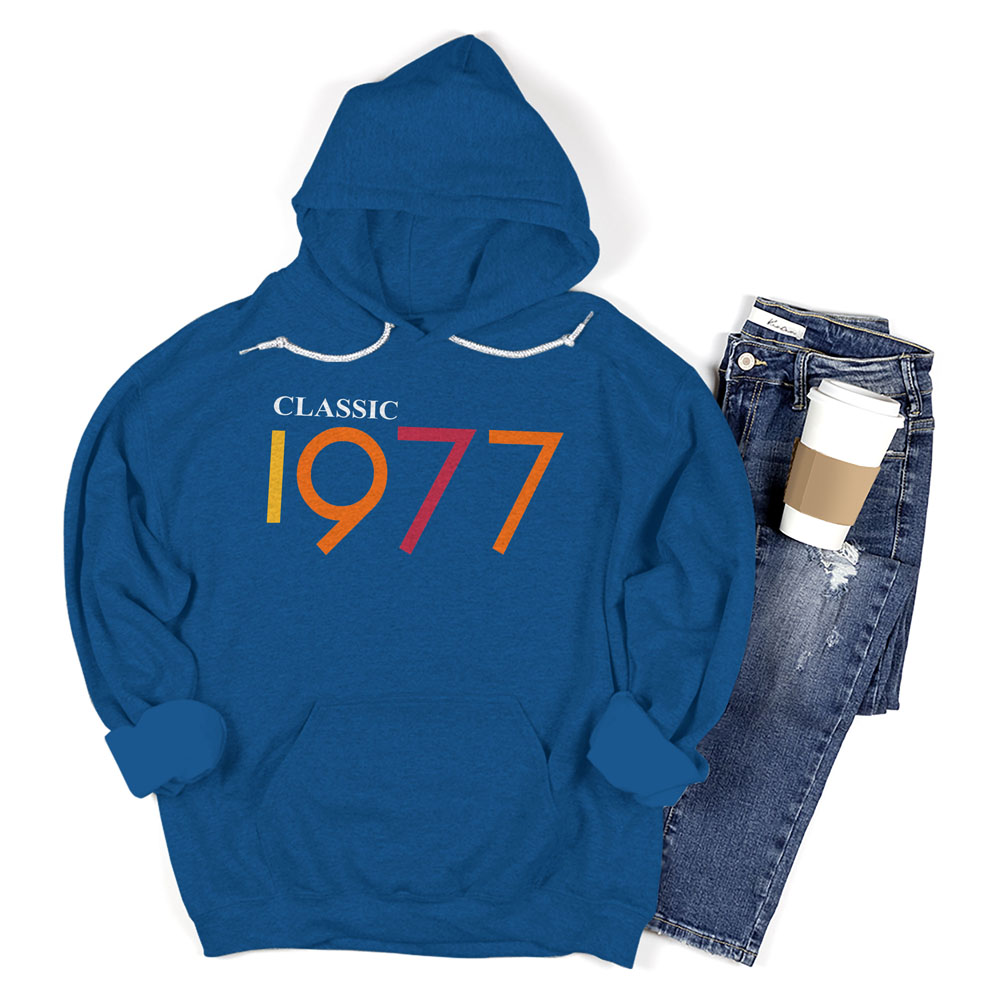 Classic 1977 Birthday Hoodie