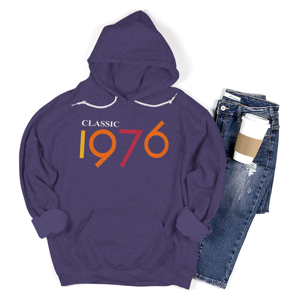 Classic 1976 Birthday Hoodie