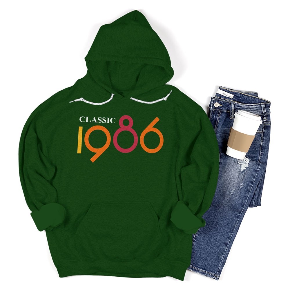 Classic 1986 Birthday Hoodie
