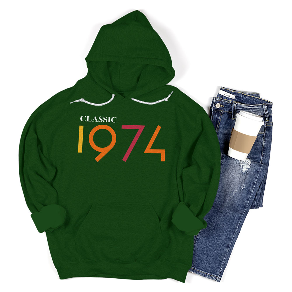 Classic 1974 Birthday Hoodie