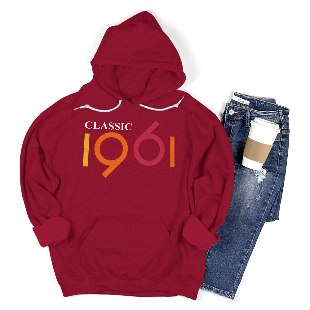 Classic 1961 Birthday Hoodie