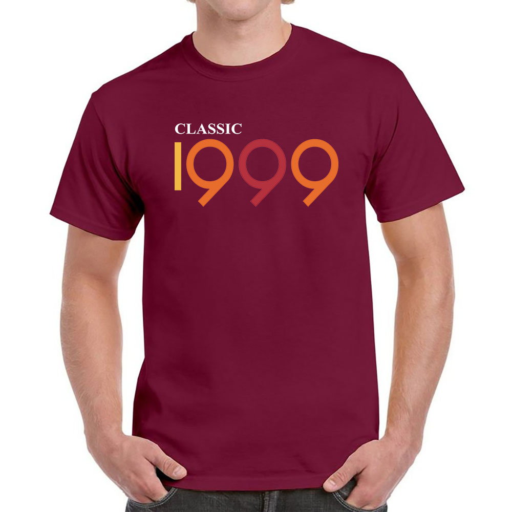Classic 1999 Birthday T-Shirt For Men Women