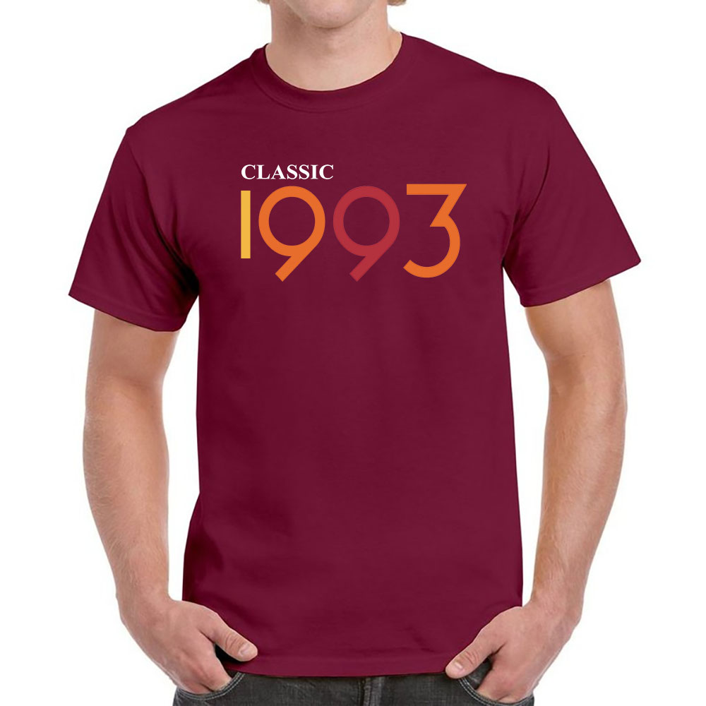 Classic 1993 Birthday T-Shirt For Men Women