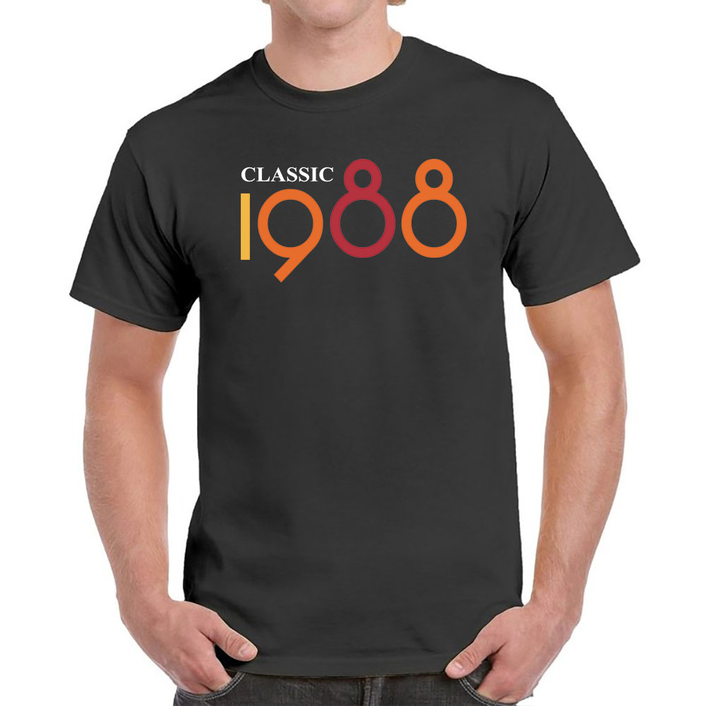 Classic 1988 Birthday T-Shirt For Men Women