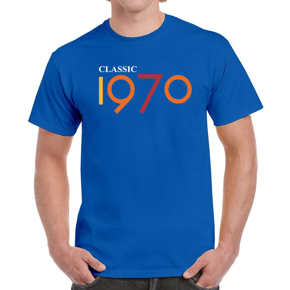 Classic 1970 Birthday T-Shirt For Men Women