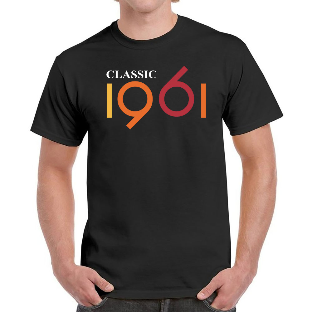 Classic 1961 Birthday T-Shirt For Men Women