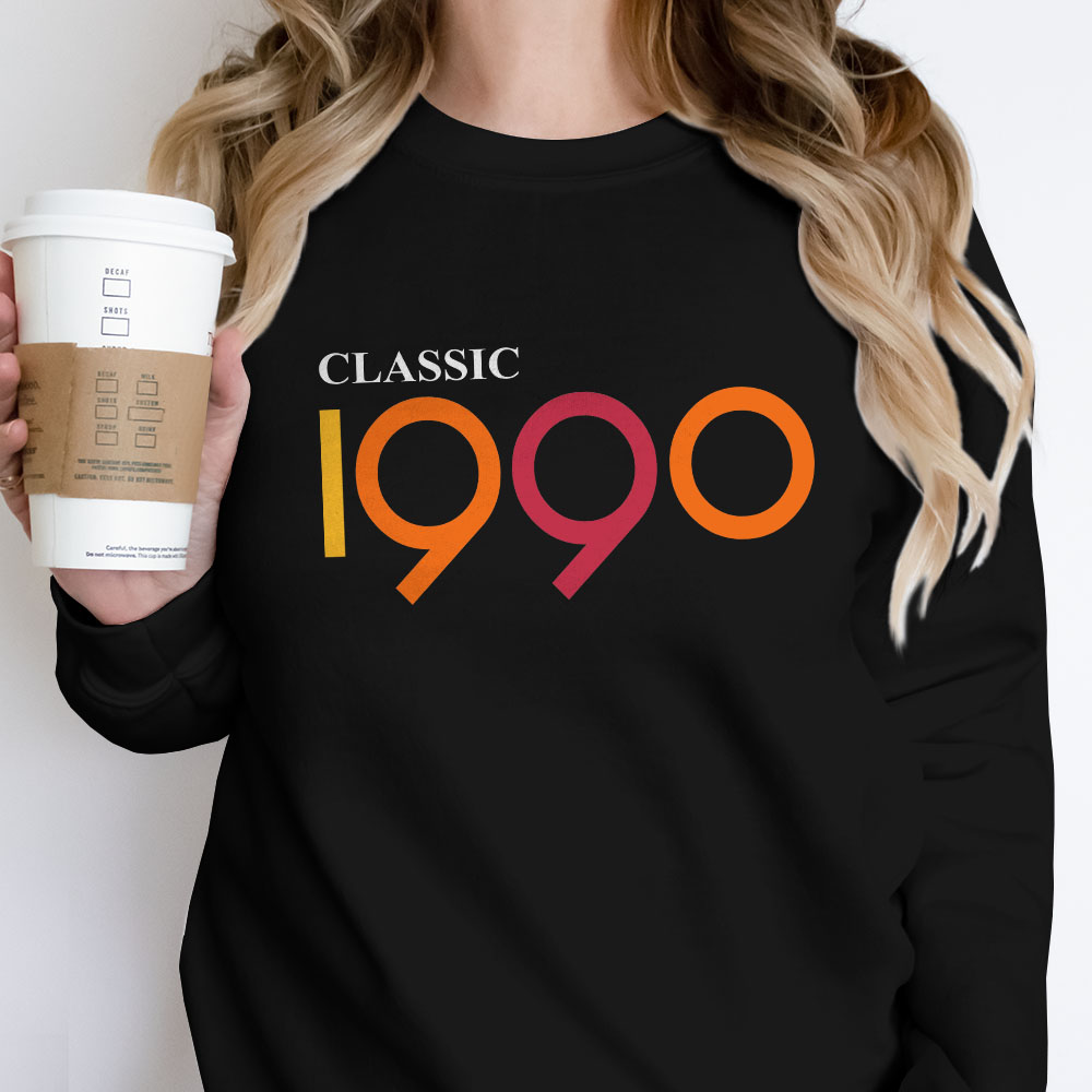 Classic 1990 Birthday Sweatshirt
