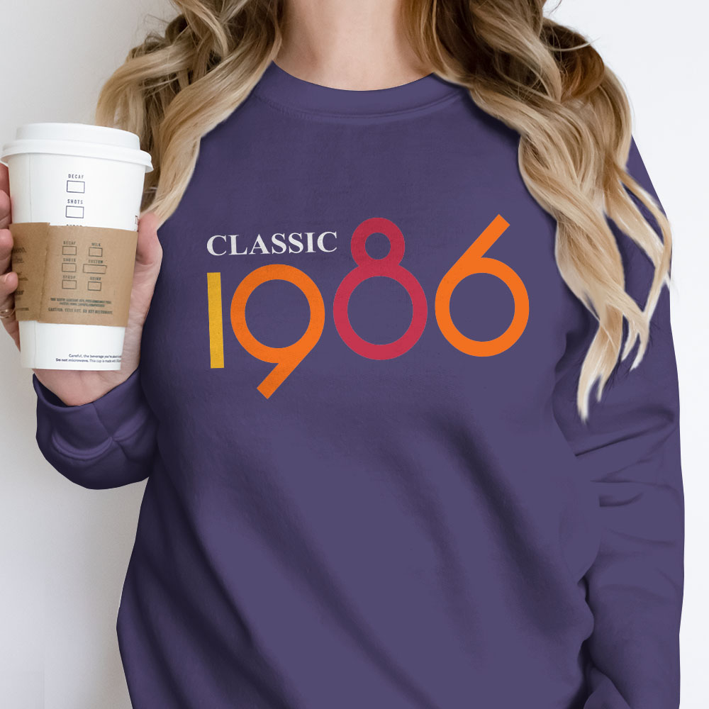 Classic 1986 Birthday Sweatshirt
