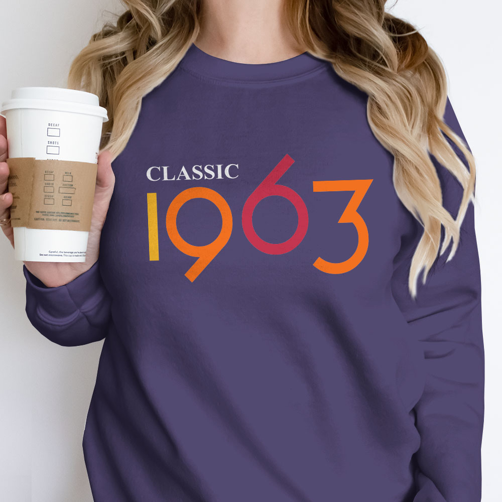 Classic 1963 Birthday Sweatshirt