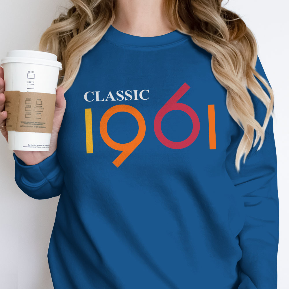 Classic 1961 Birthday Sweatshirt
