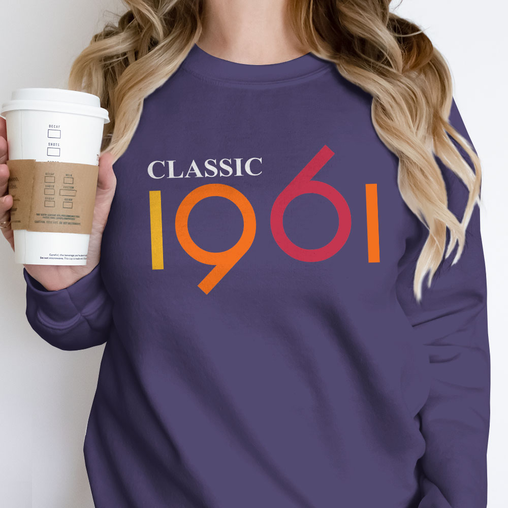 Classic 1961 Birthday Sweatshirt