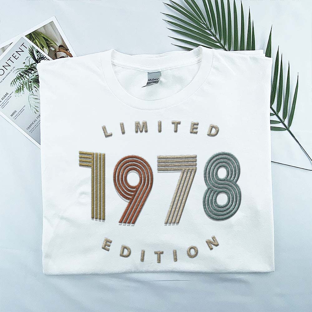 Limited Edition 1978 Embroidered T-Shirt