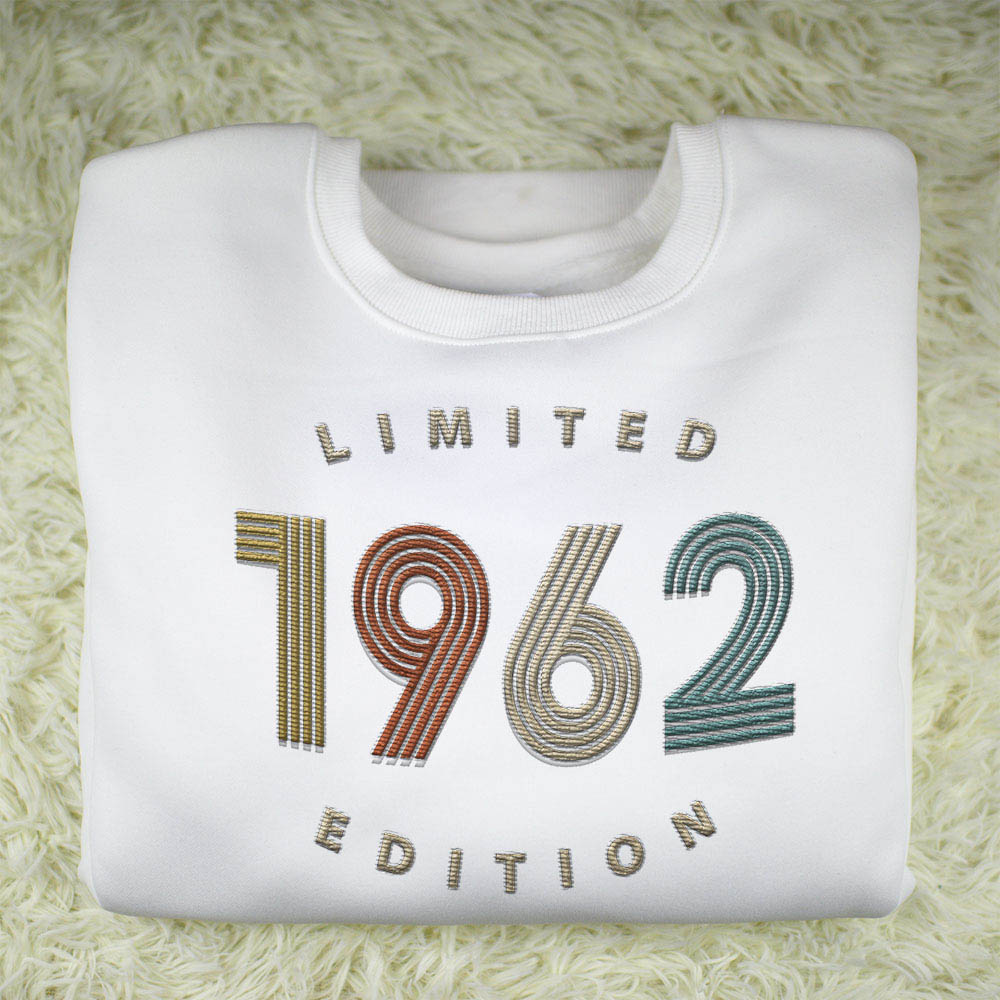 Limited Edition 1962 Embroidered Sweatshirt