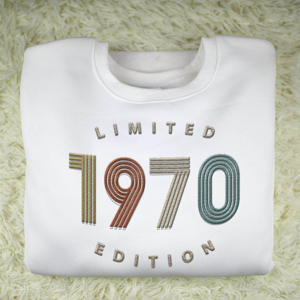 Limited Edition 1970 Embroidered Sweatshirt