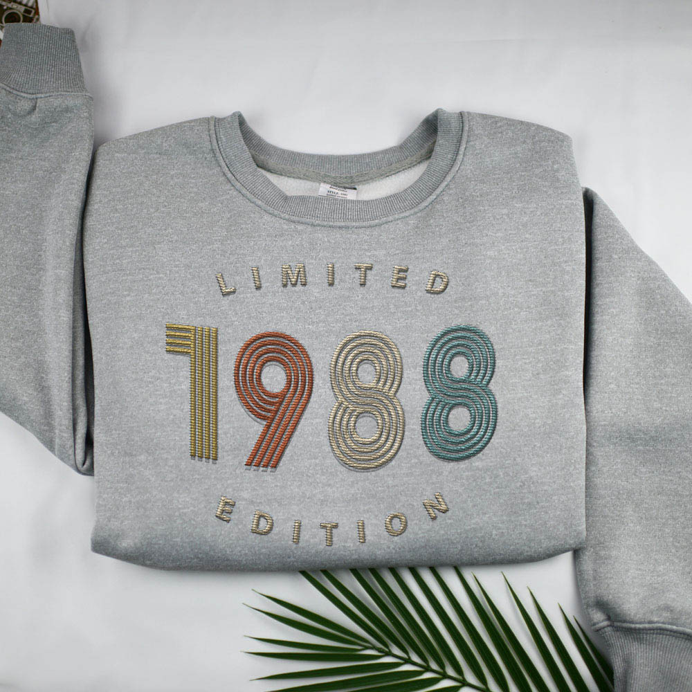 Limited Edition 1988 Embroidered Sweatshirt