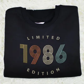 Limited Edition 1986 Embroidered Sweatshirt