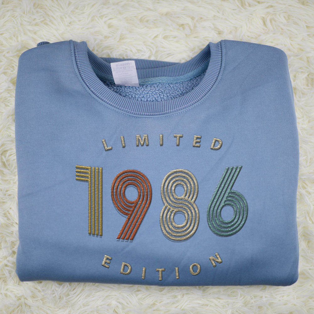 Limited Edition 1986 Embroidered Sweatshirt