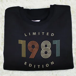 Limited Edition 1981 Embroidered Sweatshirt