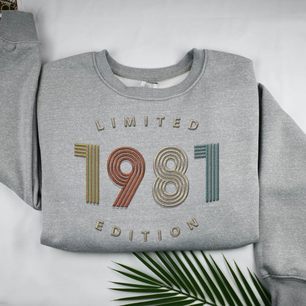 Limited Edition 1981 Embroidered Sweatshirt