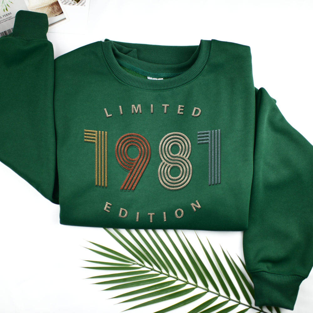 Limited Edition 1981 Embroidered Sweatshirt
