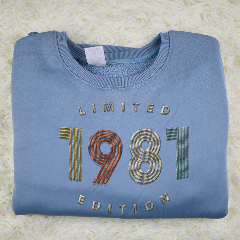Limited Edition 1981 Embroidered Sweatshirt