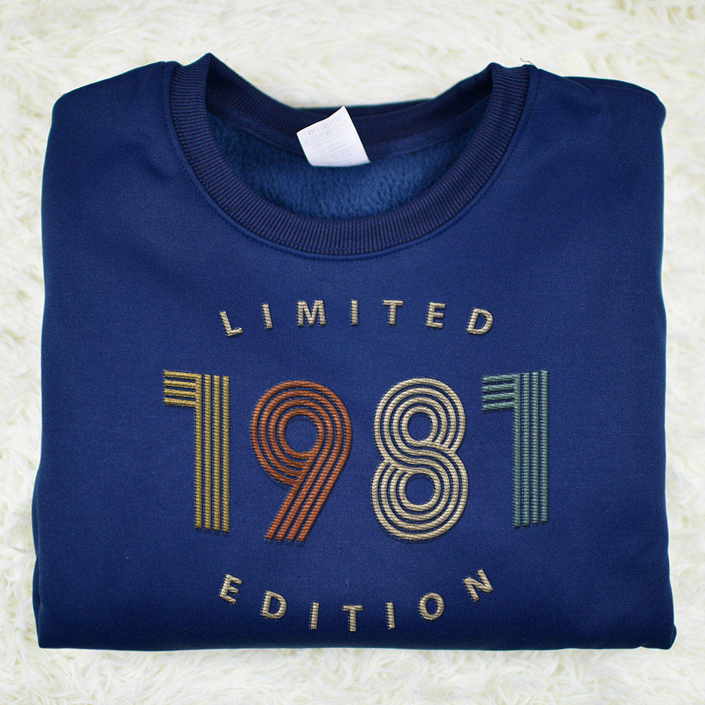 Limited Edition 1981 Embroidered Sweatshirt