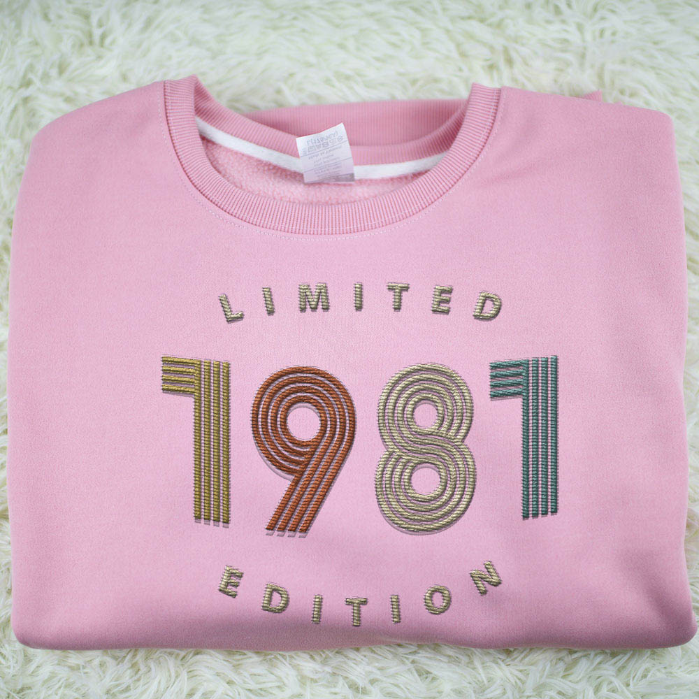 Limited Edition 1981 Embroidered Sweatshirt