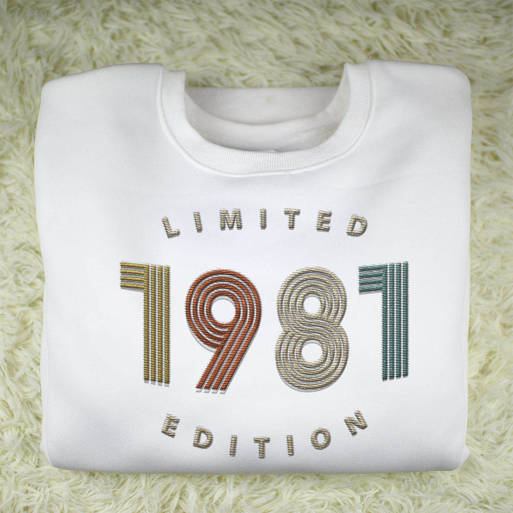 Limited Edition 1981 Embroidered Sweatshirt
