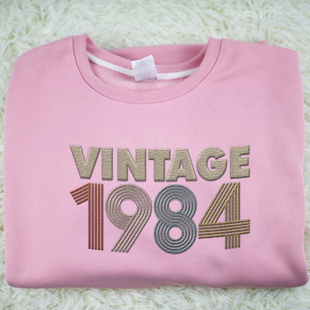 Vintaged 1984 Embroidered Sweatshirt