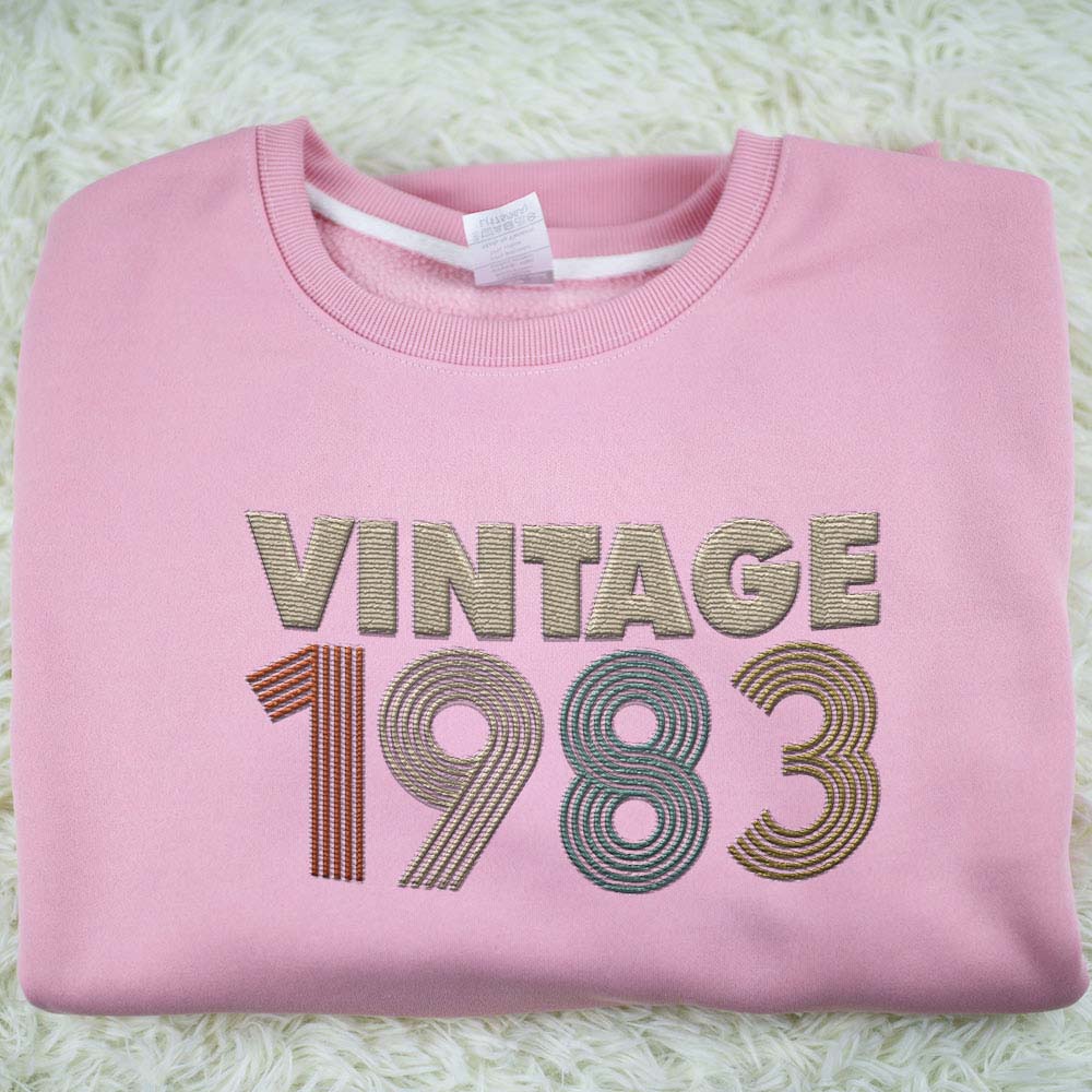 Vintaged 1983 Embroidered Sweatshirt