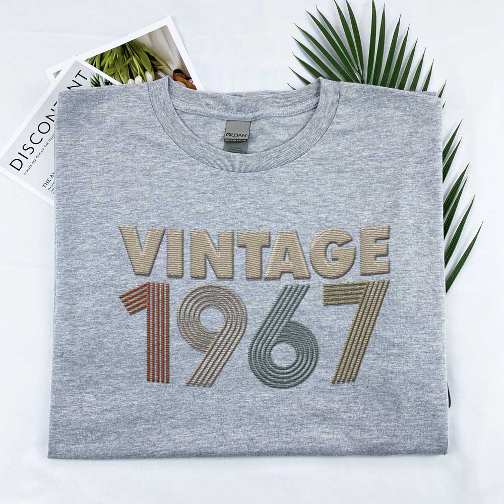 Vintaged 1967 Embroidered T-Shirt
