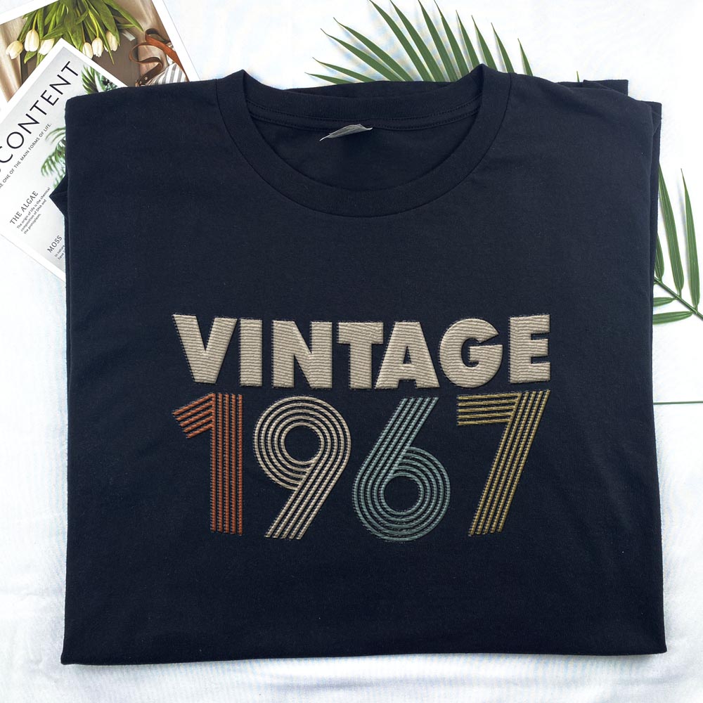 Vintaged 1967 Embroidered T-Shirt
