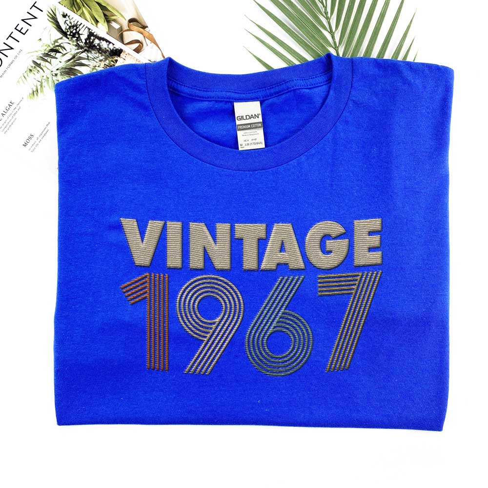 Vintaged 1967 Embroidered T-Shirt