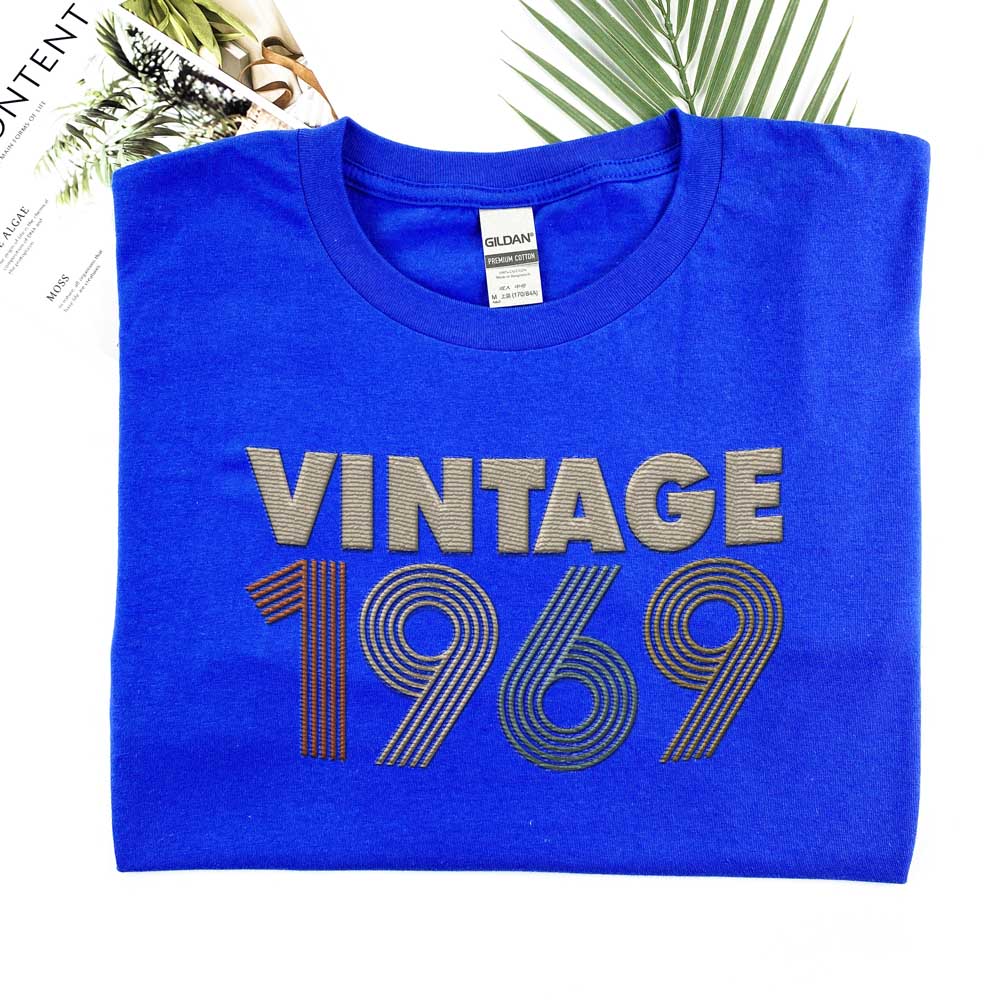 Vintaged 1969 Embroidered T-Shirt