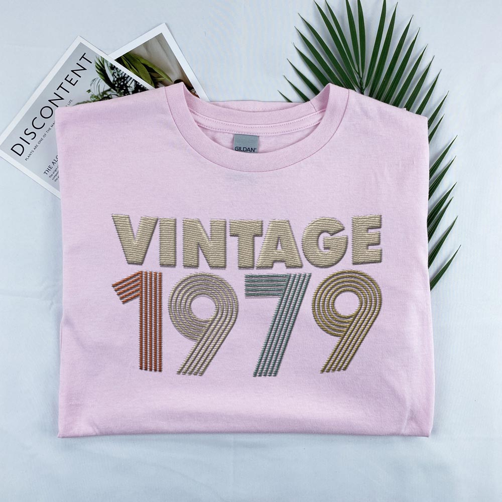 Vintaged 1979 Embroidered T-Shirt