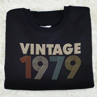Vintaged 1979 Embroidered Sweatshirt