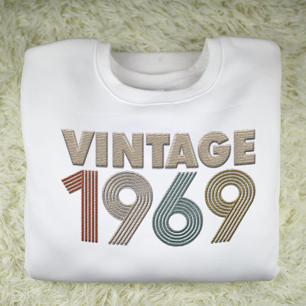Vintaged 1969 Embroidered Sweatshirt