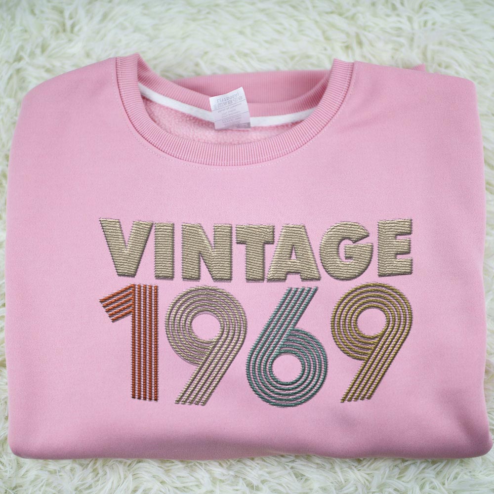 Vintaged 1969 Embroidered Sweatshirt