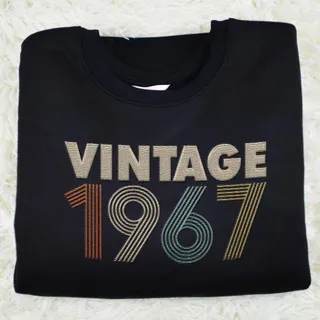 Vintaged 1967 Embroidered Sweatshirt