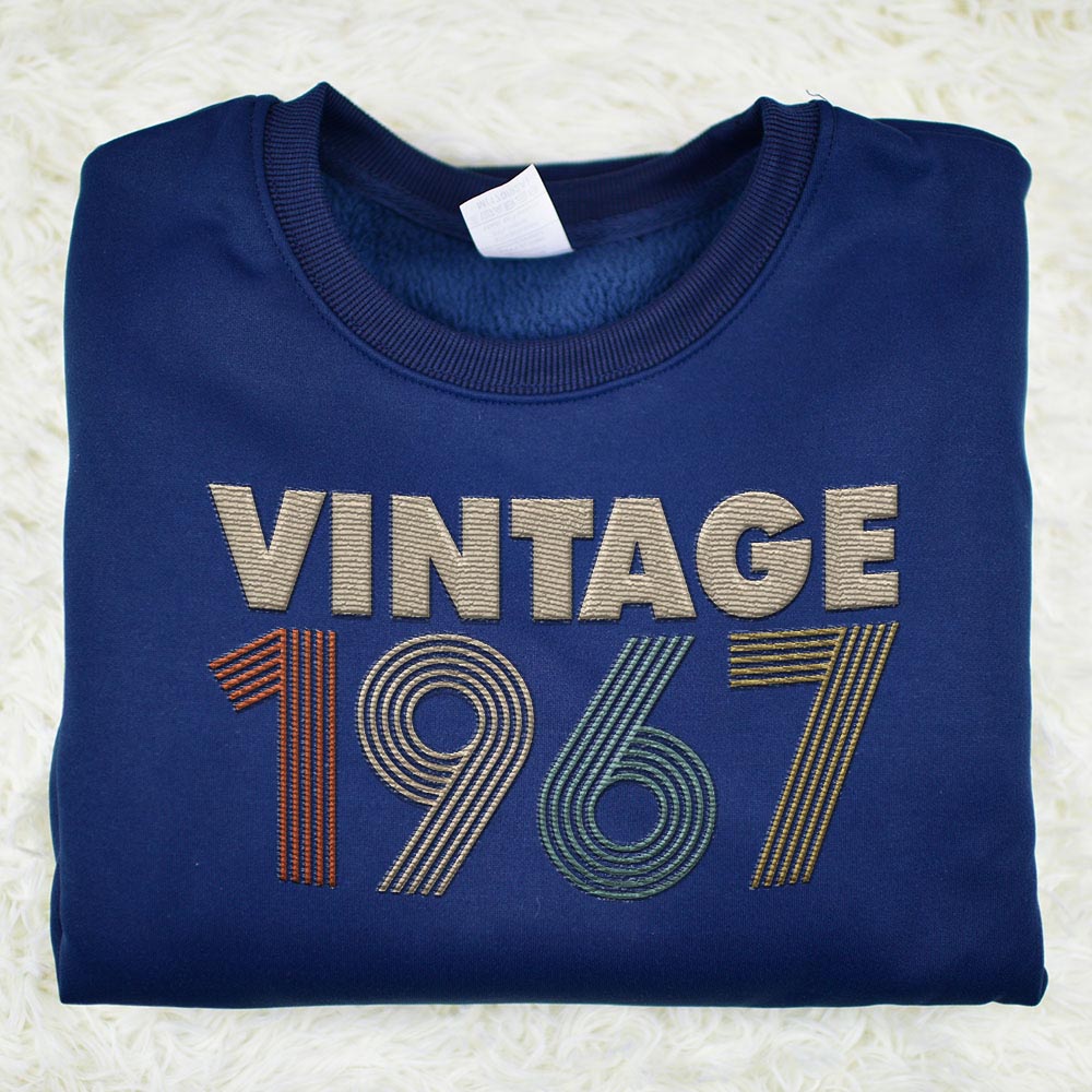 Vintaged 1967 Embroidered Sweatshirt