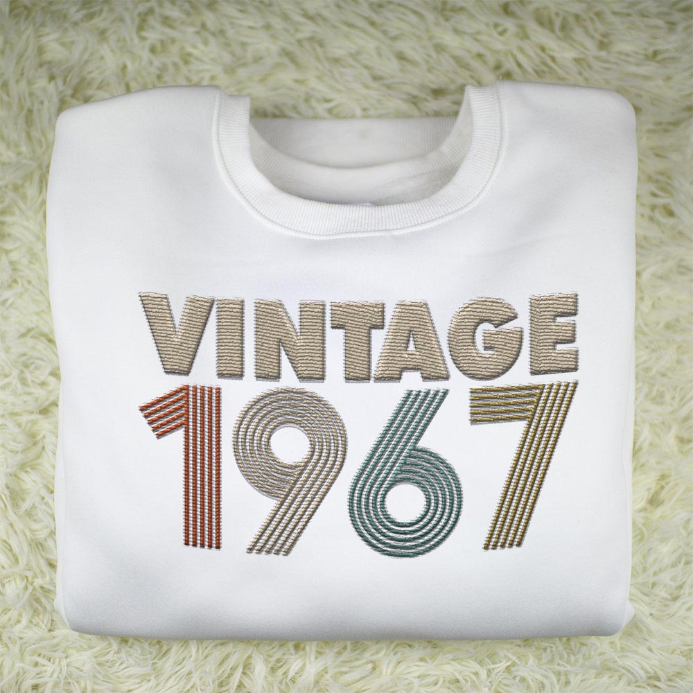 Vintaged 1967 Embroidered Sweatshirt