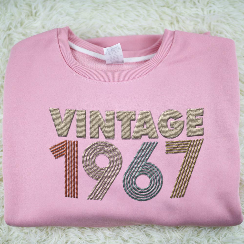 Vintaged 1967 Embroidered Sweatshirt